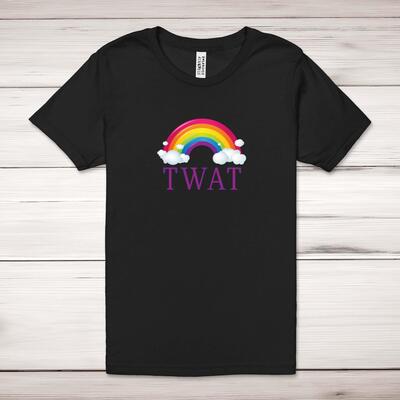 Rainbow Swearing Adult T-Shirt