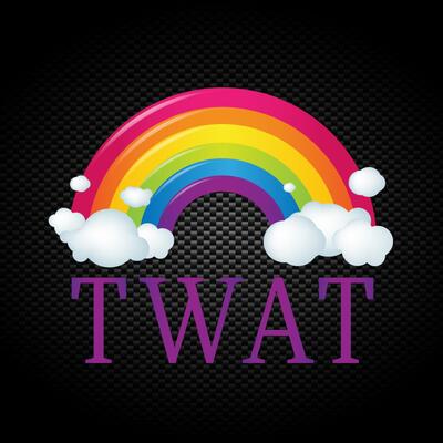 Rainbow Swearing Vinyl Sticker