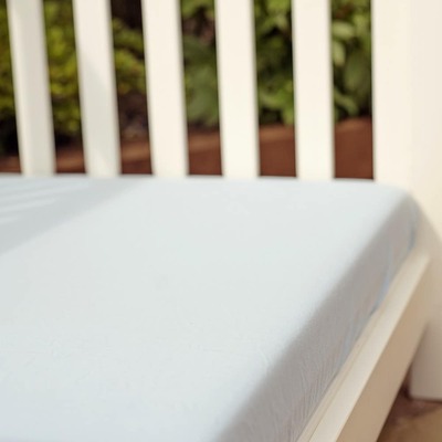 Bizzi Growin Fitted Pram Sheets Twin Pack Baby Blue