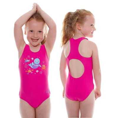 Zoggs Swimming Costume Pink
