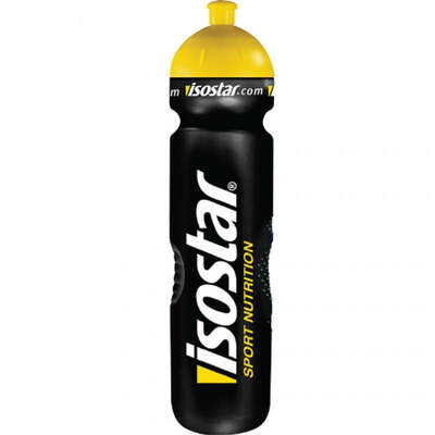 Isostar Sports Nutrition Pull Push 1000 ml Water Bottle - Black