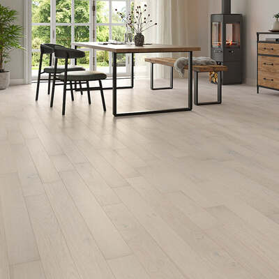 Lusso Carrara Snow Engineered Oak
