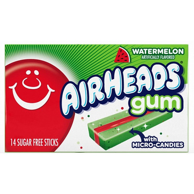Airheads Gum Watermelon 34g  *USA*
