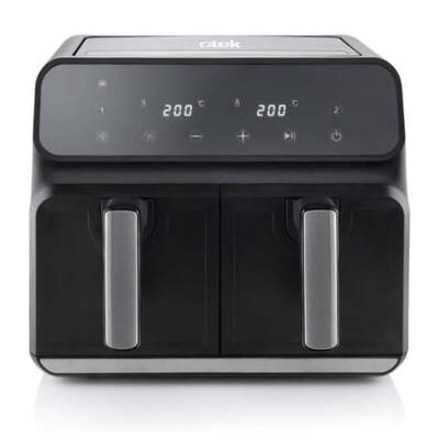 Otek 8L Air Fryer 1700W Dual Zone with Touch Display OTAF801D