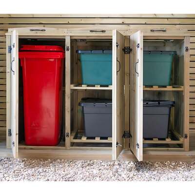 Chatburn Bin and Recycling Box Storage