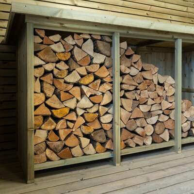 Outdoor Log Storage Billington