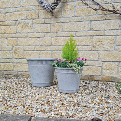Tostada Stone Lite Patio Pot