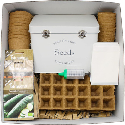 Gardening Gift Set With Seed Storage Tin