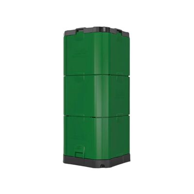 Hot Composter in Green with Leachate Hose 600L - Aerobin
