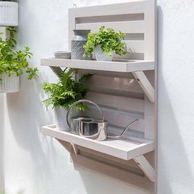 Modern Wall Mounted Garden Shelf