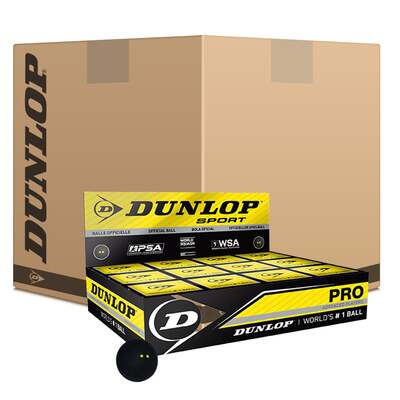 Dunlop Pro Squash Balls - 6 dozen