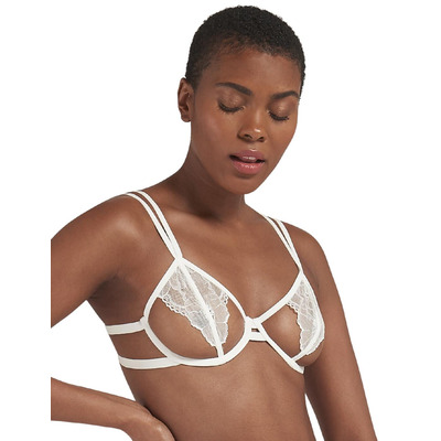 Bluebella Emerson Cut Away Bra - Ivory - 32B