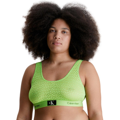 Calvin Klein CK96 Lace Plus Bralette - Fabulous Green - XL - 16