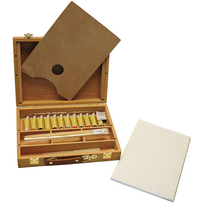 Artme Wooden Easel Box Paint Set 23 pcs