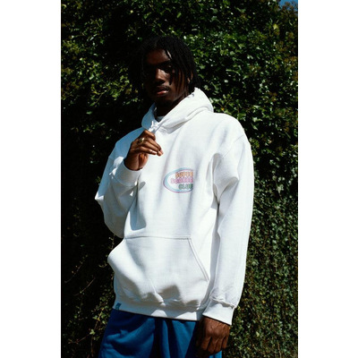 White Hoodie With Super Soaker Print