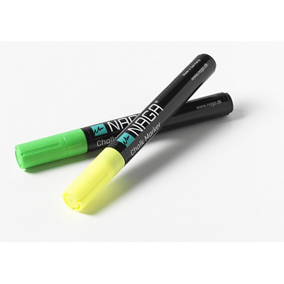 Naga Chalk Markers Green/Yellow 4.5mm (Pack 2)
