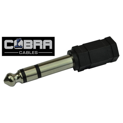 3.5mm Jack to 6.35mm 1/4" Jack Adapter Stereo