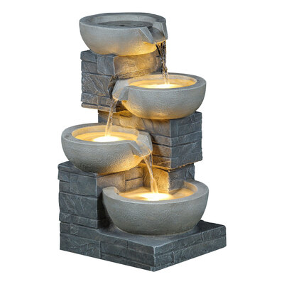 4 Tier Cascading Water Feature