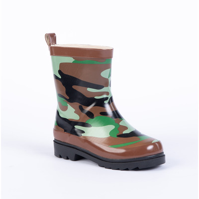 Woodstock Kids Camoflauge Wellington Boots