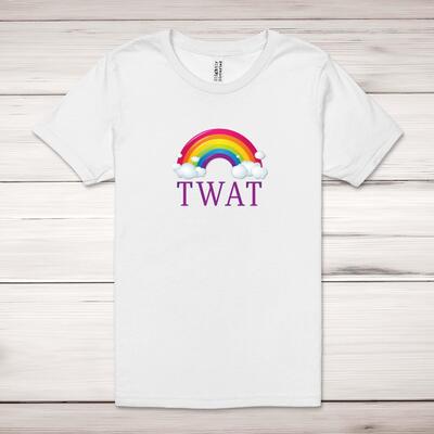 Rainbow Swearing Adult T-Shirt