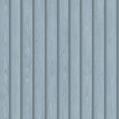Wood Slat Wallpaper Blue Holden 13302