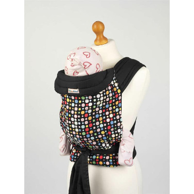 Bright Multi Coloured Spots Mei Tai Soft Baby Sling