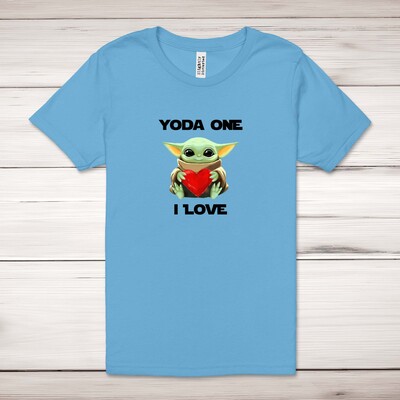 Yoda One I Love Adult T-Shirt