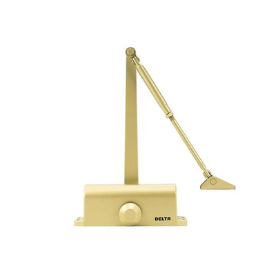 Zoo Hardware, Fixed Power Size 3 Overhead Door Closer, Gold - ZDC003-GE GOLD