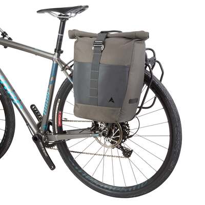Grid 20L Cycling Pannier Smoke &pipe; Reinforced Back Panel for Maximum Protection & Easy Locking System &pipe; Versatile Urban Commute Essential &pipe; Altura