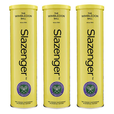 Slazenger Wimbledon Tennis Balls - 1 Dozen