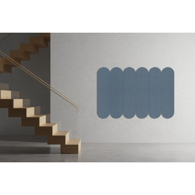 Acoustic Wall Panels 120 x 30cm, Pack of 6