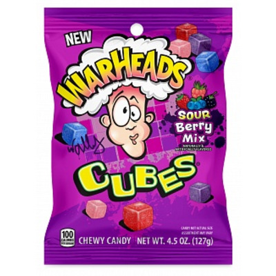 Warheads Cubes Sour Berry Mix 127g *USA*