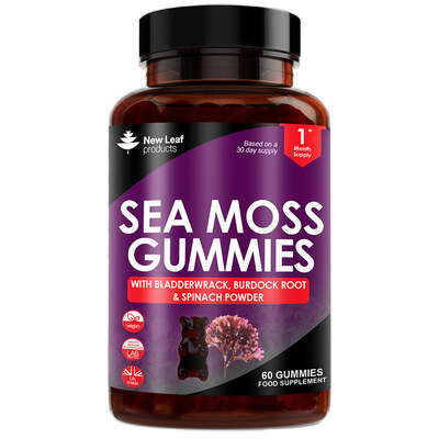 Sea Moss with Burdock Root, Bladderwrack and Spinach Powder Gummies