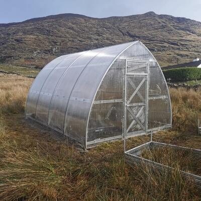 Polytunnel Greenhouse Polycarbonate 6mm Arrow 3m Wide