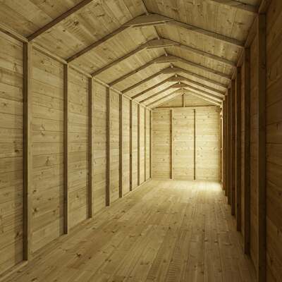 Wooden Garden Shed Apex Windowless
