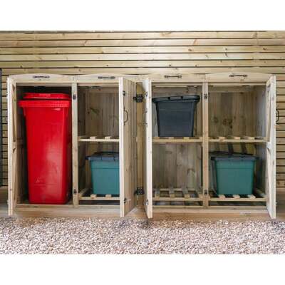 Chatburn Bin and Recycling Box Storage
