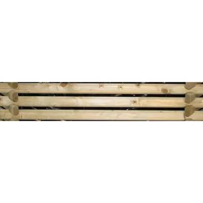 Extension logs for wooden pond kits