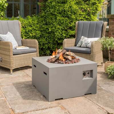 Propane Fire Pit Square 76cm