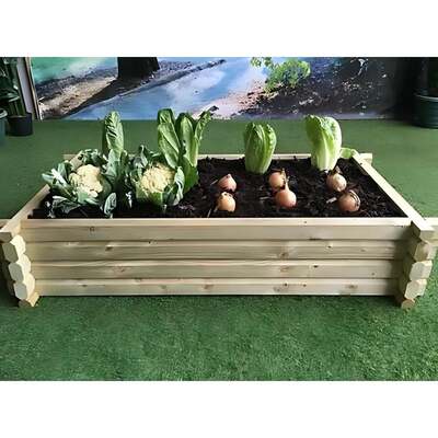 Swedish Rectangular Raised Vegetable Bed