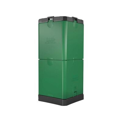 Hot Composter in Green with Leachate Hose 200L