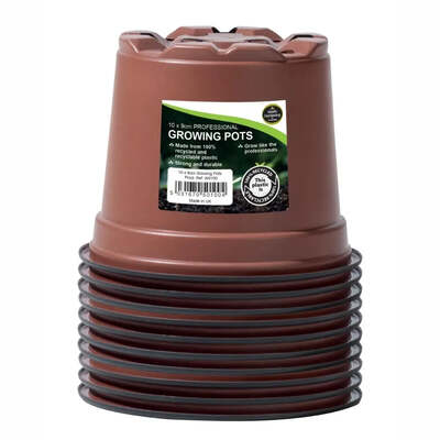 Plastic Terracotta Pots, 3 Sizes