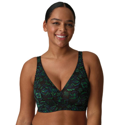 Prima Donna San Angel Bralette - Peacock Feather - 38E
