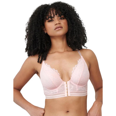 Pour Moi Revolution Front Fastening Bralette - Soft Pink - 32C