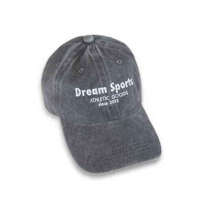 Cap In Vintage Grey With Dream Sports Logo